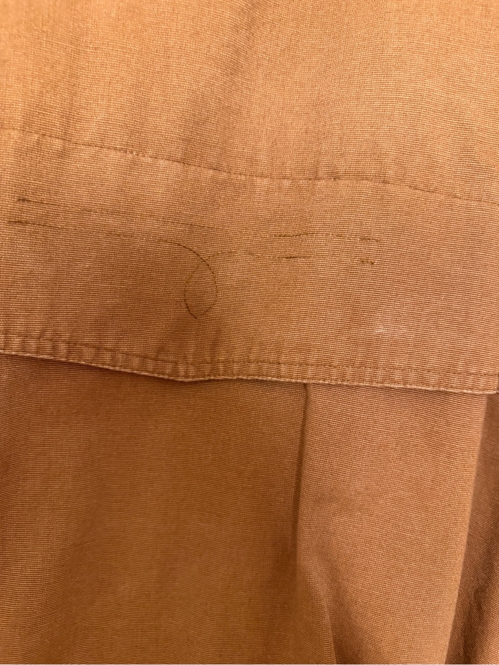 Vintage Wrangler Brown Canvas Field Jacket with Dark Collar - Picture 7 of 8